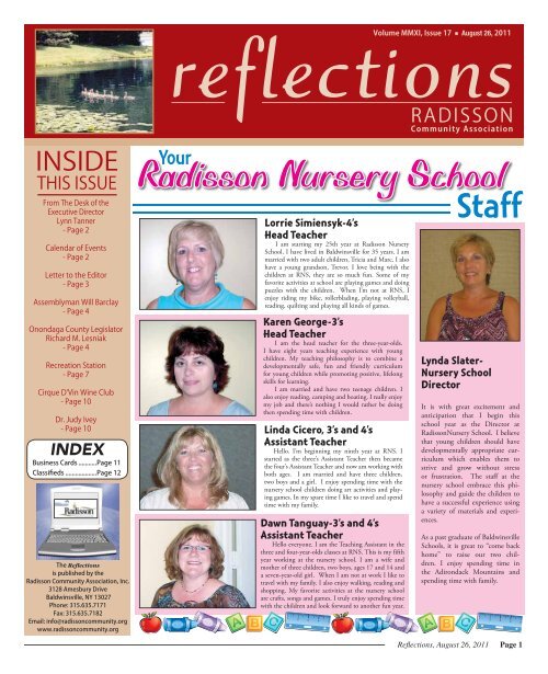 Reflections Radisson Community Association