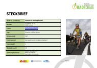 STECKBRIEF - RADschlag-info