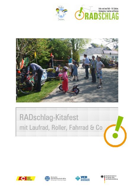 RADschlag-Kitafest mit Laufrad, Roller, Fahrrad ... - RADschlag-info