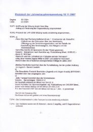 Protokoll der Jahreshauptversammlunq 1 8.1 1.2007 - RSC ...