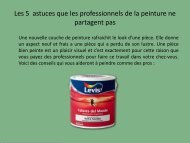 Les 5 astuces que les professionnels de la peinture ne partagent pas