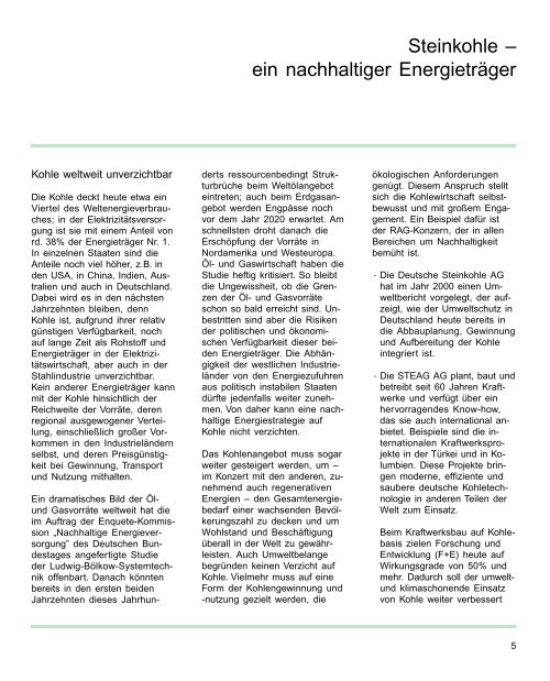 PDF (3.6 MB) - RAG Deutsche Steinkohle AG