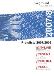 Preisliste EHT Siegmund als PDF