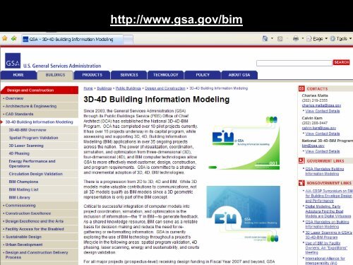 U.S. General Services Administration National 3D-4D-BIM Program