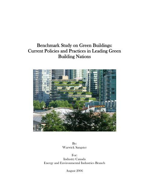 Benchmark Study on Green Buildings - Royal Architectural Institute ...