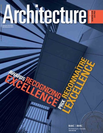 excellence l'excellence - Royal Architectural Institute of Canada