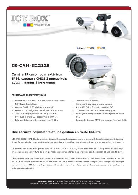 iB-cAM-G2212e - Raidsonic
