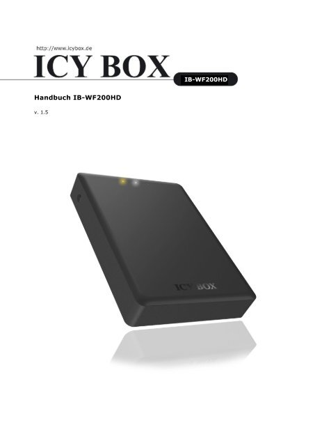 Handbuch ICY BOX IB-WF200HD_1.5 (D) - Format pdf - Raidsonic