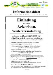 Ausgabe 02/2010 (Januar) - Raiffeisen Emsland-SÃ¼d