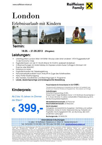 € 399,- - Raiffeisen Reisen