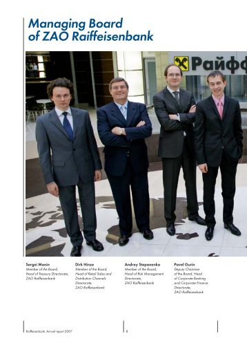 Managing Board of ZAO Raiffeisenbank