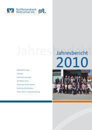 GeschÃ¤ftsbericht 2010 (2.100 KB PDF-Format) - Raiffeisenbank ...