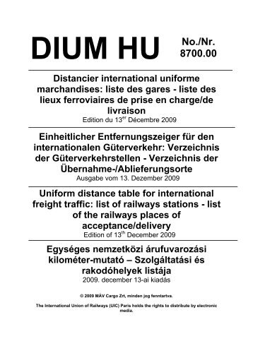 DIUM HU - Rail Cargo Austria
