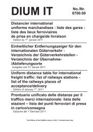 liste des gares - Rail Cargo Austria