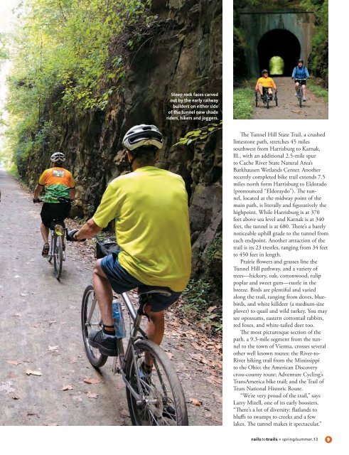 ILLINOIS' TUNNEL HILL STATE TRAIL