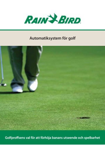 Automatiksystem fÃ¶r golf - Rain Bird irrigation