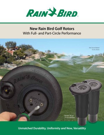 New Rain Bird Golf Rotors