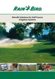 Retrofit Solutions for Golf Course Irrigation Systems - Rain Bird ...