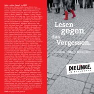 Lesen gegen das Vergessen.