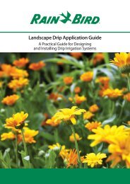Landscape Drip Application Guide - Rain Bird irrigation