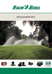 Nuovi prodotti 2012 - Rain Bird