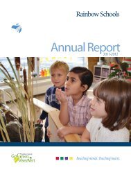 Annual Report - Rainbow District School Board