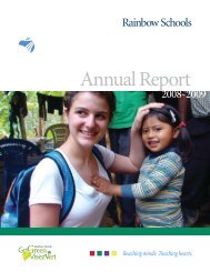 Annual Report - Rainbow District School Board