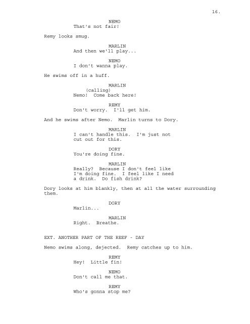 NEMO 2 An Original Screenplay by Laurie Craig Based on ...