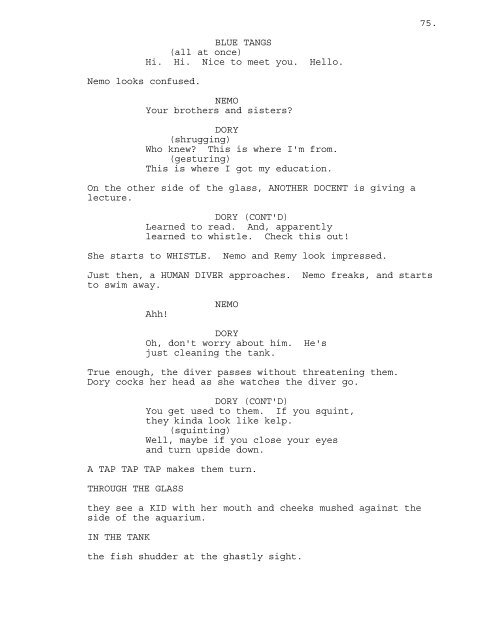 NEMO 2 An Original Screenplay by Laurie Craig Based on ...