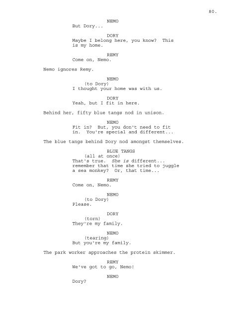 NEMO 2 An Original Screenplay by Laurie Craig Based on ...