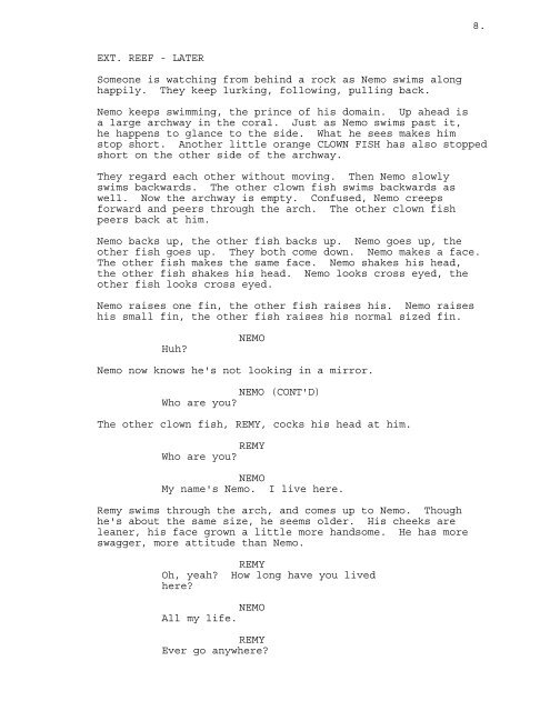 NEMO 2 An Original Screenplay by Laurie Craig Based on ...