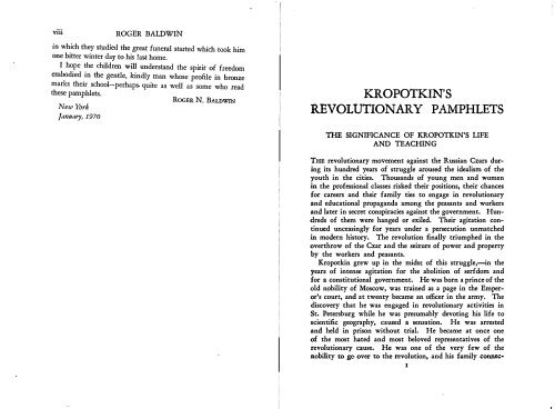 Kropotkin's Revolutionary Pamphlets - Libcom