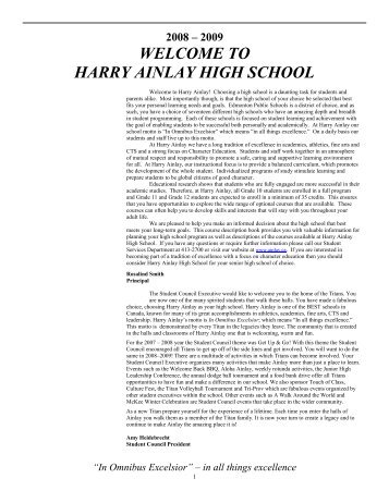 âIn Omnibus Excelsiorâ â in all things excellence - Harry Ainlay High ...