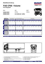 FAS CF85 Volume - DAF