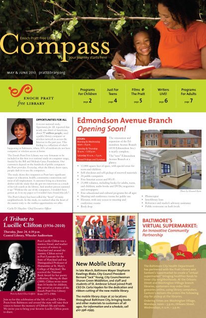Edmondson Avenue Branch Opening Soon! - Enoch Pratt Free Library