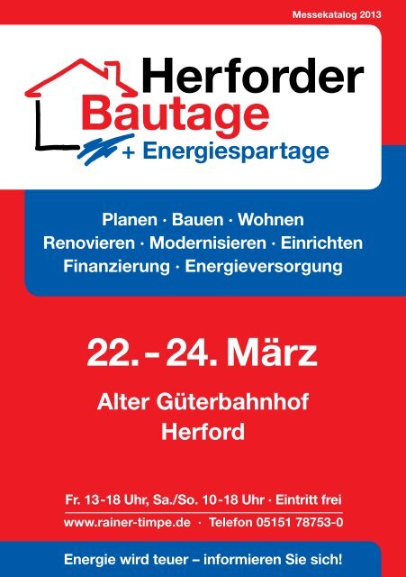 Katalog Herforder Bautage + Energiespartage 2011 - Rainer Timpe ...