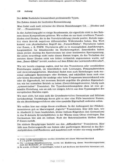 VALVO Transistor - Kompendium Teil 1 Grundlagen - Rainers ...