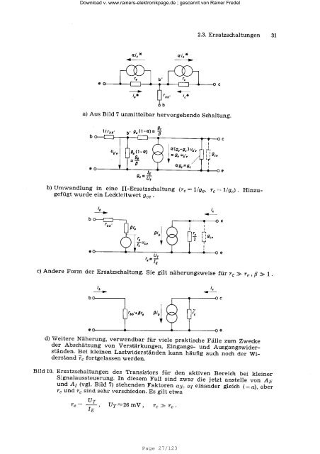 VALVO Transistor - Kompendium Teil 1 Grundlagen - Rainers ...