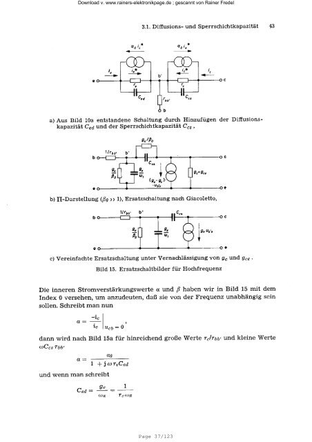 VALVO Transistor - Kompendium Teil 1 Grundlagen - Rainers ...