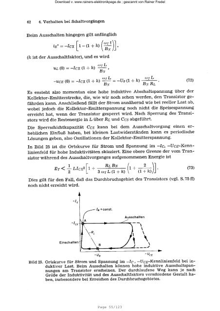 VALVO Transistor - Kompendium Teil 1 Grundlagen - Rainers ...