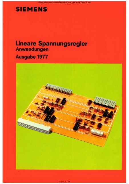 Page 1/94 - Rainers - Elektronikpage