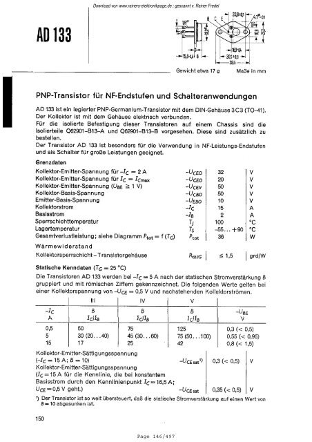 SIEMENS Datenbuch 1967 / 1968 Halbleiter - Rainers ...