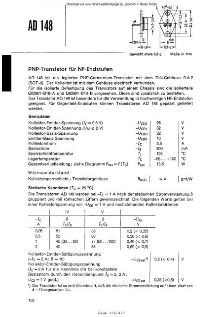 SIEMENS Datenbuch 1967 / 1968 Halbleiter - Rainers ...