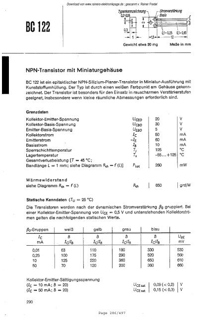 SIEMENS Datenbuch 1967 / 1968 Halbleiter - Rainers ...