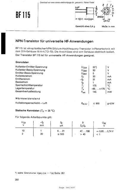 SIEMENS Datenbuch 1967 / 1968 Halbleiter - Rainers ...