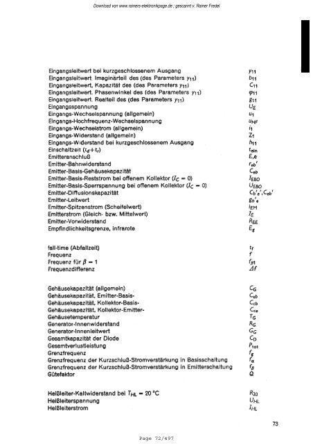 SIEMENS Datenbuch 1967 / 1968 Halbleiter - Rainers ...