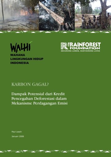 KARBON GAGAL? - Rainforest Foundation UK