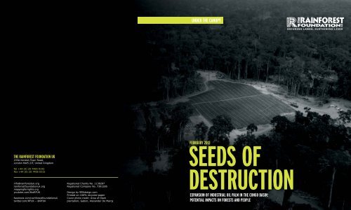 Seeds of Destruction - Rainforest Foundation UK