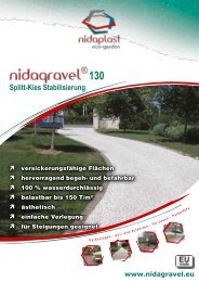 Datenblatt nidagravelÂ® 130 - Raiss Baustoffe: Home