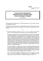 Fachanwalt fÃ¼r Arbeitsrecht | PDF - Rechtsanwaltskammer Berlin